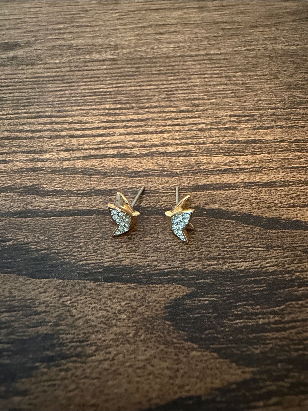 Swarovski Butterfly Wing Stud Earrings